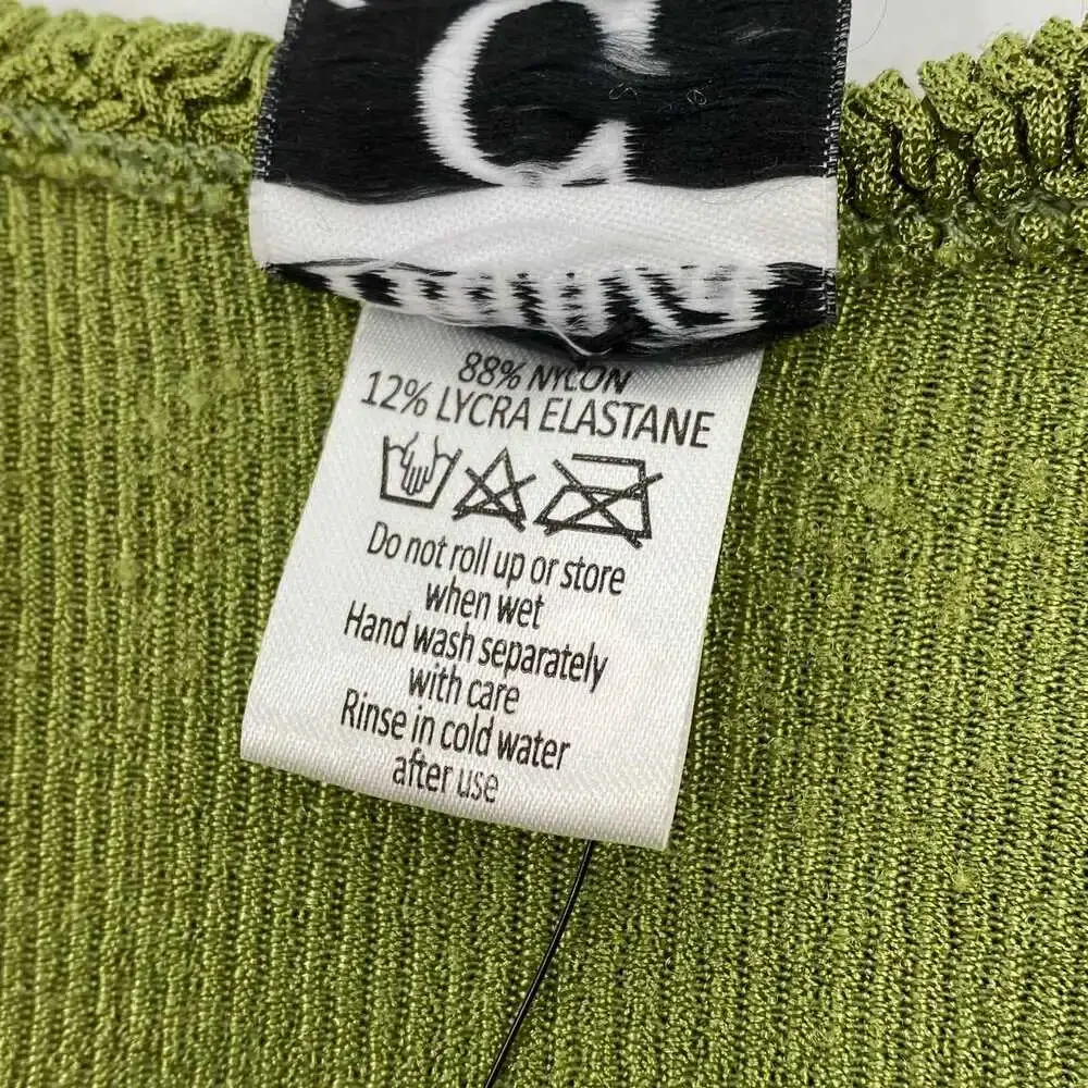 Hunza G Green Bikini | Synthetic Made in UK, OS Regular - Picture 4 of 5